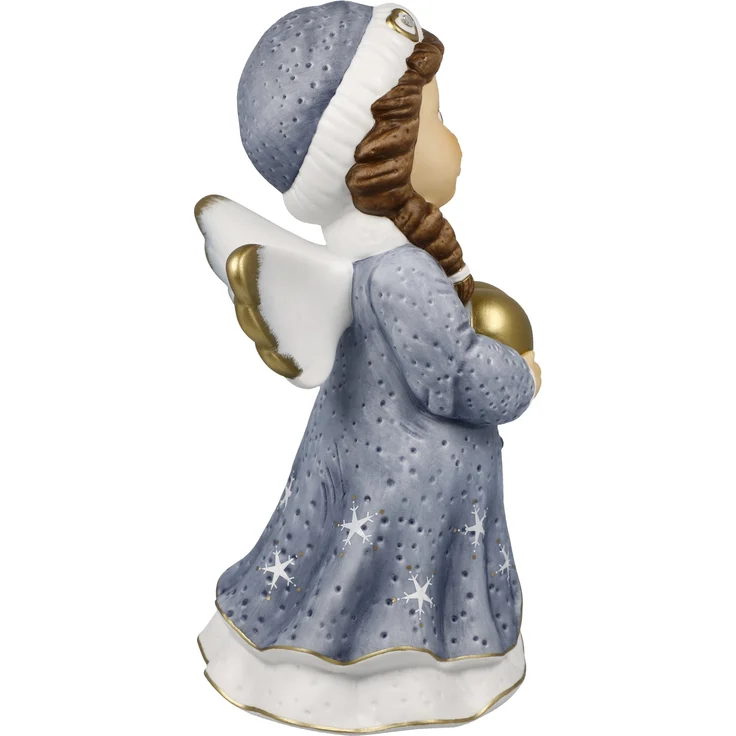Goebel / Winterliebe,Engel,14,0cm x 12,5cm x 25,0cm / Biskuit-Porzellan / 14,0cm x 12,5cm x 25,0cm – Bild 5