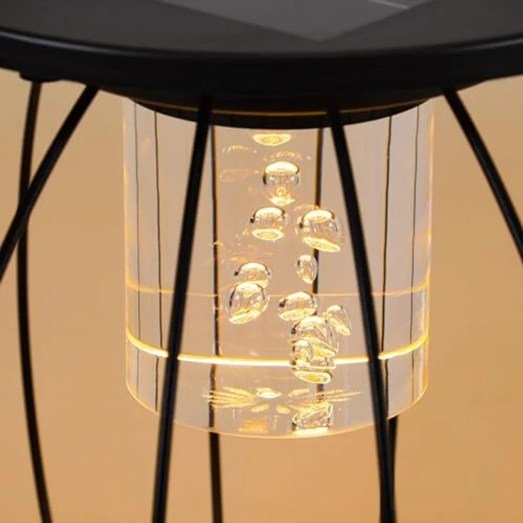 Esotec Exquisite Design Solarleuchte - 36 LED, max. 300 lm, warmweiß 3000 K, Acrylglas, wetterfest für Garten Deko Außen, 102744 – Bild 4