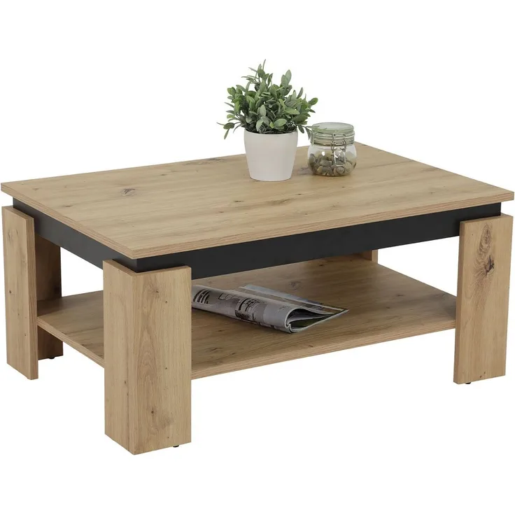 Couchtisch Torsten / TIM II, Holzfarben, 90 x 41 x 60 cm