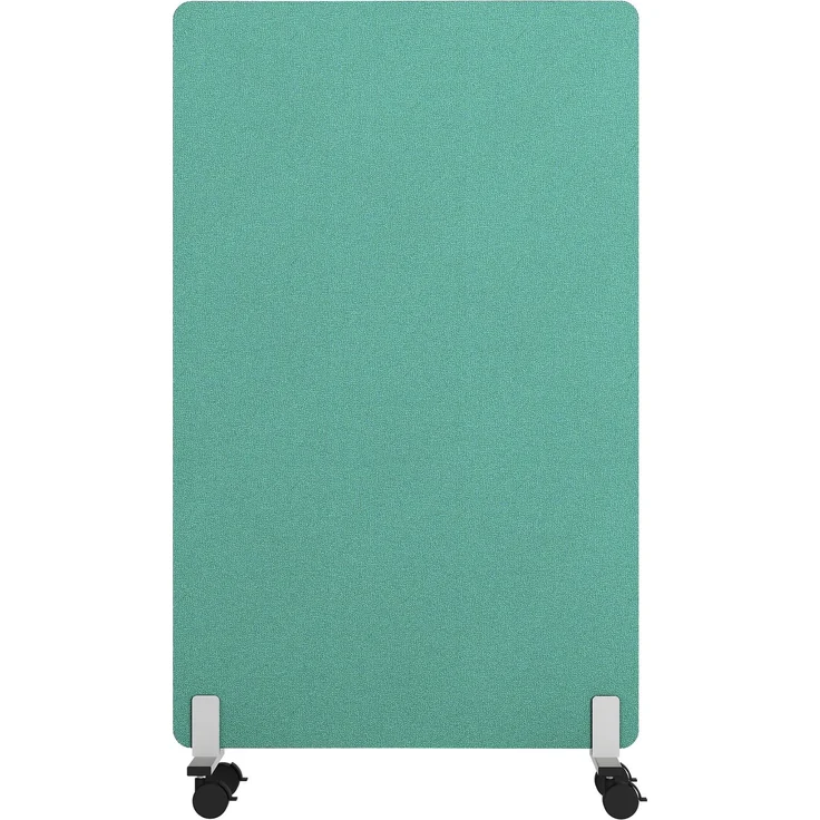 Rheinland Möbel FocusWall STWR1014 – Akustik-Stellwand 1000×1400 mm in Stofffarbe Campeche inkl. Rollen – Mobile Schreibtisch-Trennwand für Büro & Homeoffice – Schallschutz – Made in Germany – Bild 1