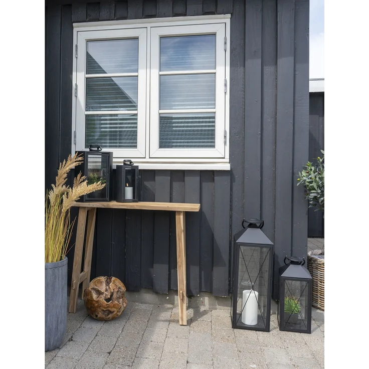 House Nordic Konsolentisch, Teakholz, natur, 90x30x80 cm – Bild 10