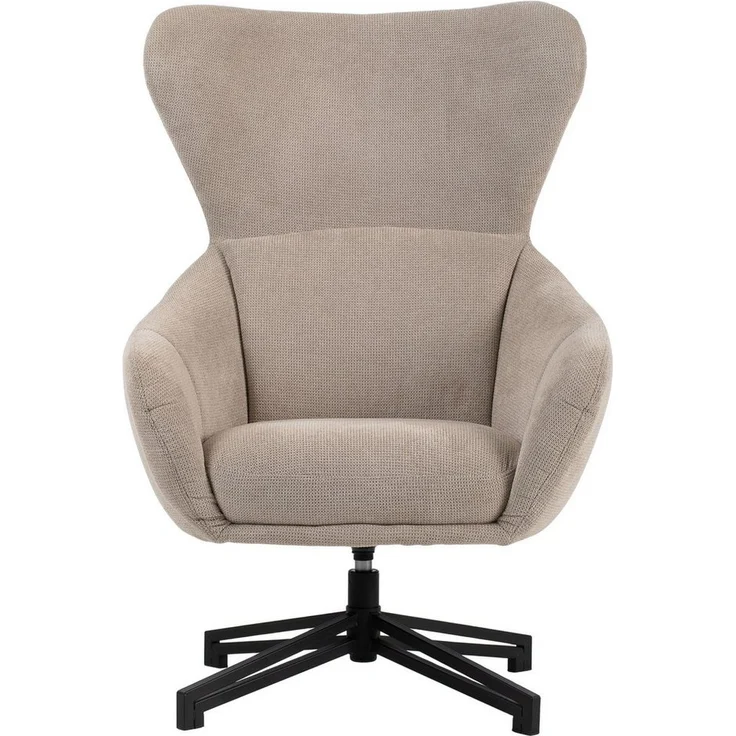 bene living Ohrensessel Marconia - drehbar - beige (1-St), durchgehende Arm- und Rückenlehne - stabiles Metall-Gestell – Bild 5