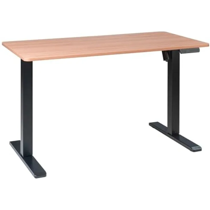 Schreibtisch 300.001760, Schwarz, Holzfarben, 120 x 73 x 60 cm