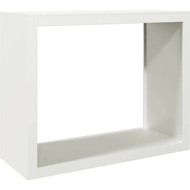 vidaXL Brennholzregal Weiß 100x40x80 cm Stahl 850976 – Bild 5