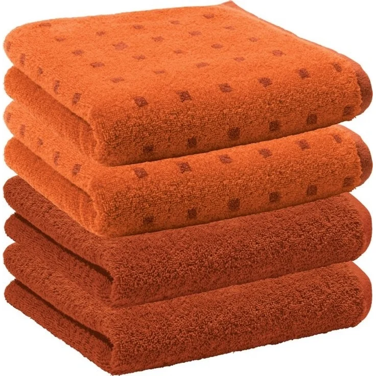 Erwin Müller Handtuch Handtuch "Sigmaringen" 4er-Pack, Frottier, Walk-Frottier Uni – Bild 4