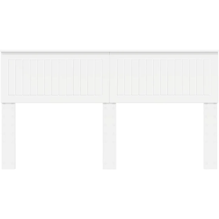 vidaXL Kopfteil Weiß Holzwerkstoff 90 x 163 x 7 cm – Bild 4
