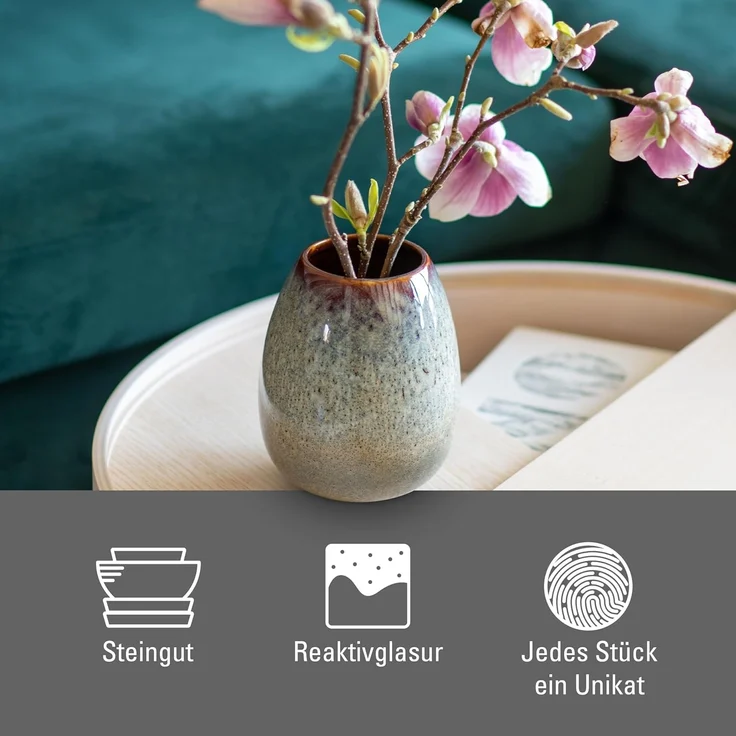 like. by Villeroy & Boch Lave Home Vase Drop beige 17,4 cm - DS – Bild 3