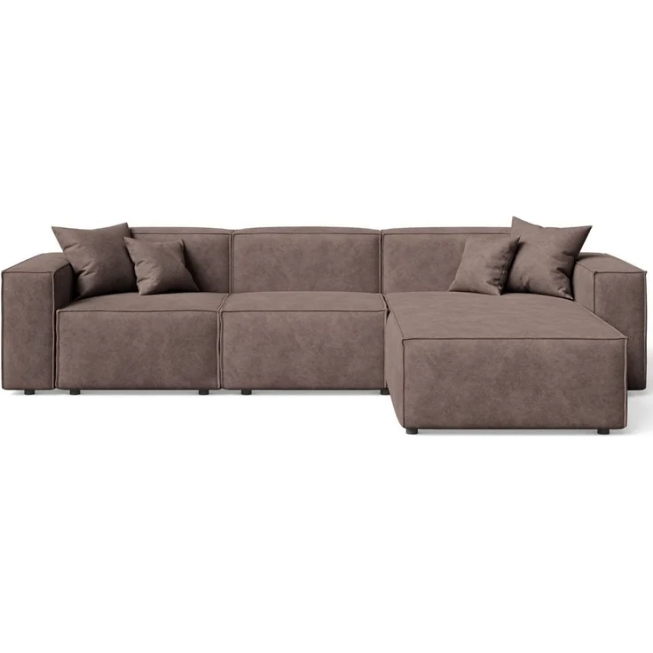 GrainGold Ecksofa L-Form Arizona L, Set, Wellenfederkern, HR-Schaum, Freistehendes – Bild 2