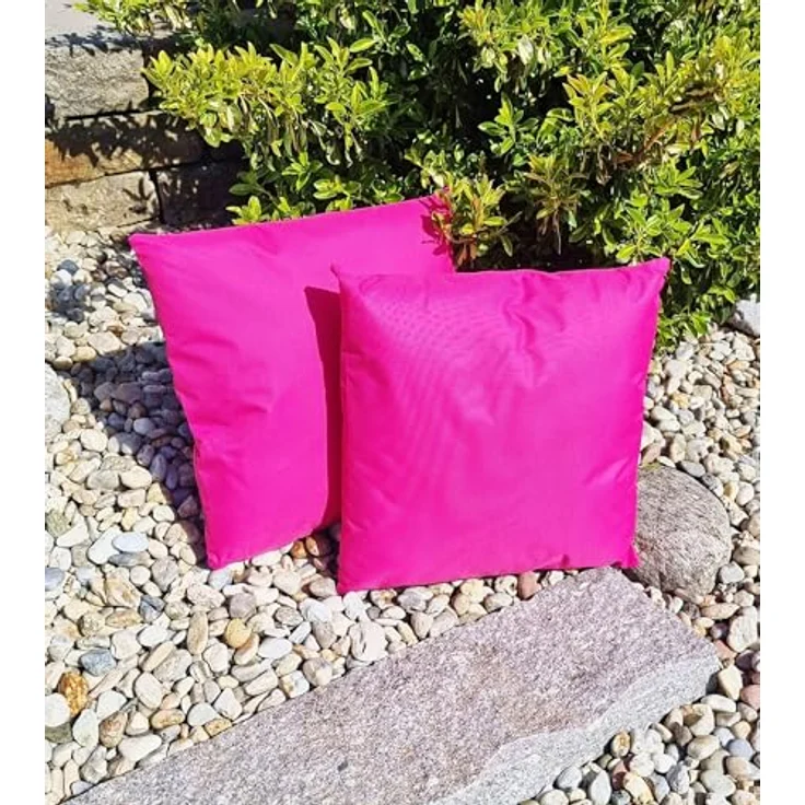 JACK Kissenbezüge JACK 2er Set Outdoor Kissenhülle Kissenbezug 45x45cm Wasserfest, (2 Stück), robust und strapazierfähig, Wasserabweisend, für Innen & Außen – Bild 5