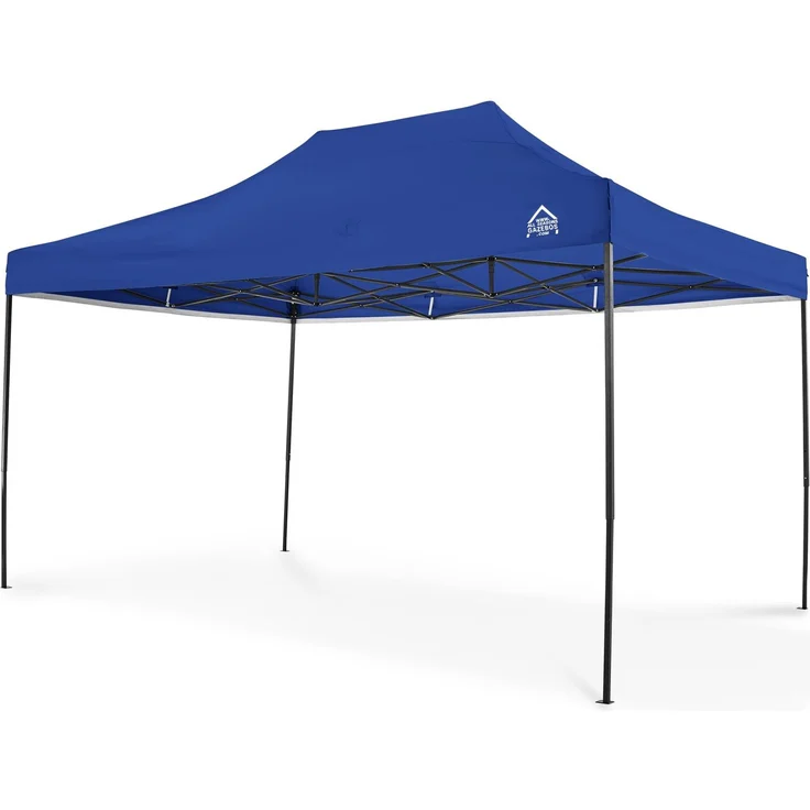 All Seasons Gazebos 3x4.5 m vollständig wasserdichtes Faltpavillon - Königsblau – Bild 1