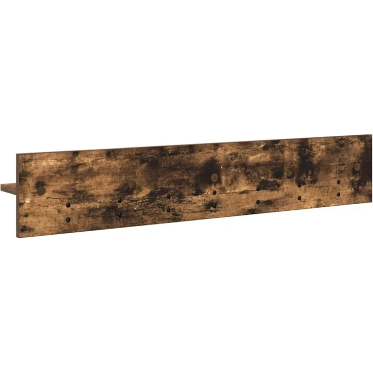 vidaXL Wandmontierter nachttisch Geräucherte Eiche 100 x 10,5 x 18 cm 874407 – Bild 7