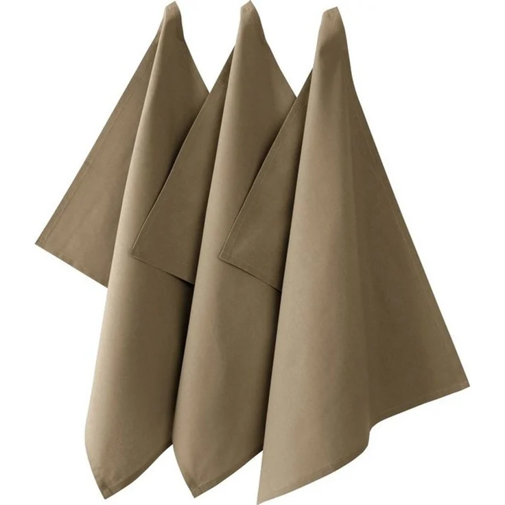 REDBEST Geschirrtuch Geschirrtuch "Seattle" 3er-Pack, Baumwolle Uni – Bild 3