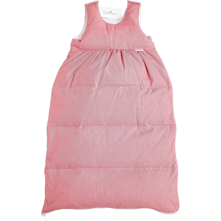Tavolinchen Babyschlafsack Daunenschlafsack\"BoludaStreifen\" Kinderschlafsack – rot – Gr. 130