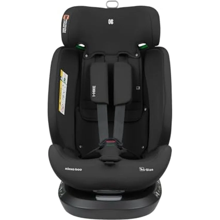 Kikkaboo i-Size Kindersitz i-Hike (40-150 cm) Isofix, 360° drehbar, verstellbar schwarz – Bild 6
