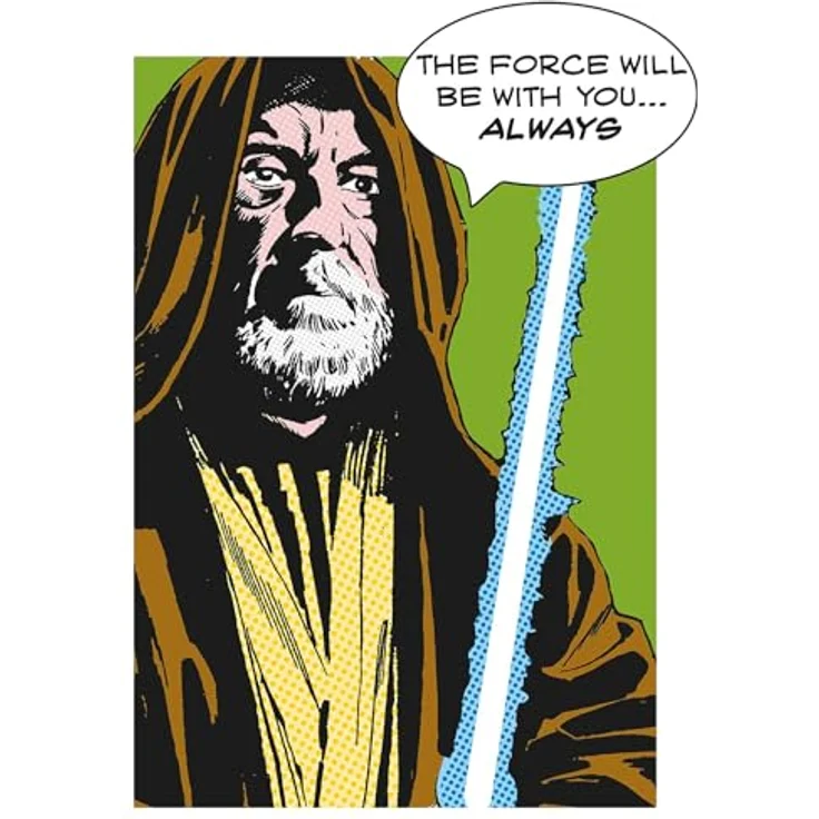 Komar Wandbild | Star Wars Classic Comic Quote Obi Wan | Premium Kunstdruck auf Fotopapier, 30 x 40 cm, ohne Rahmen | WB119 – Bild 1