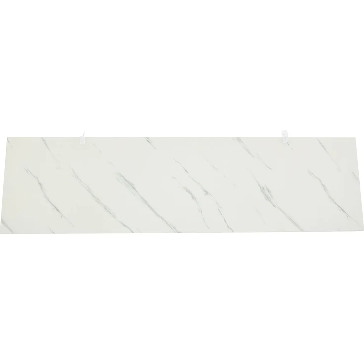 ZUBALIYA Sideboard 140x38x70 cm, mit 3 Türen, aus Spanplatte, Weiß – Bild 20