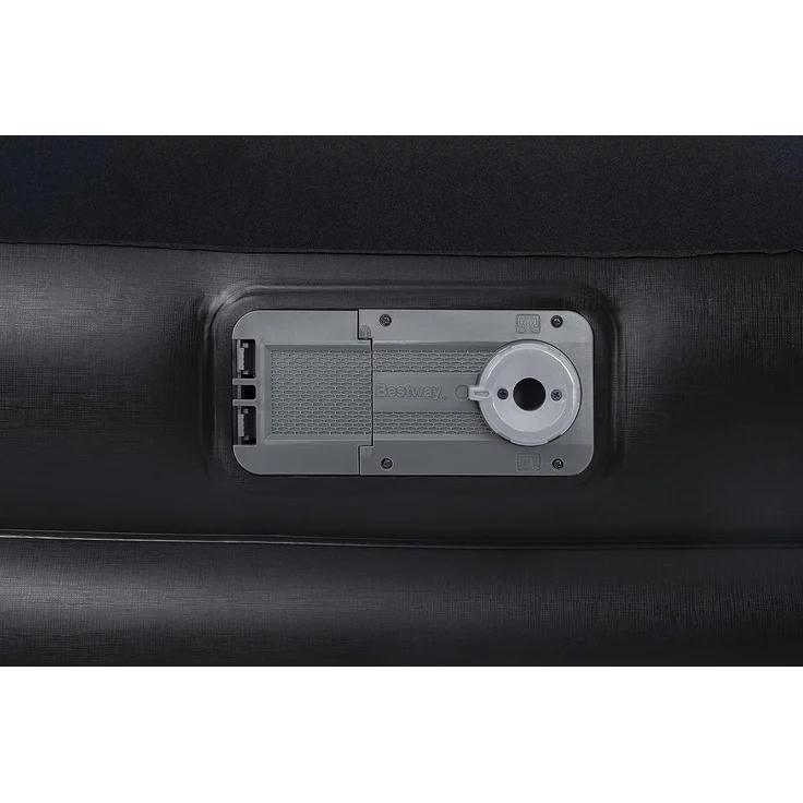 Bestway 'Aeroluxe' Doppel-Luftbett mit integrierter Elektropumpe, blau, 203 x 152 x 46 cm – Bild 15