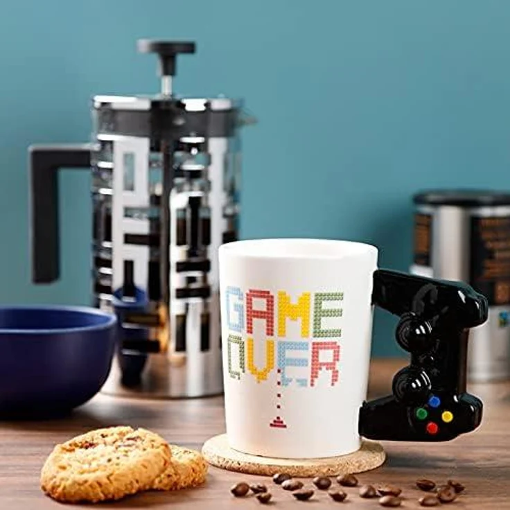 Puckator Tasse Controller Tasse Game Over mit 3D Controller am Henkel – Bild 2
