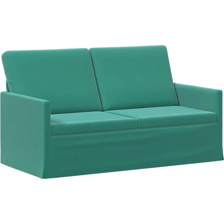 vidaXL Sofa-Set 2 pcs Türkis Samt (V) 3433213 – Bild 3