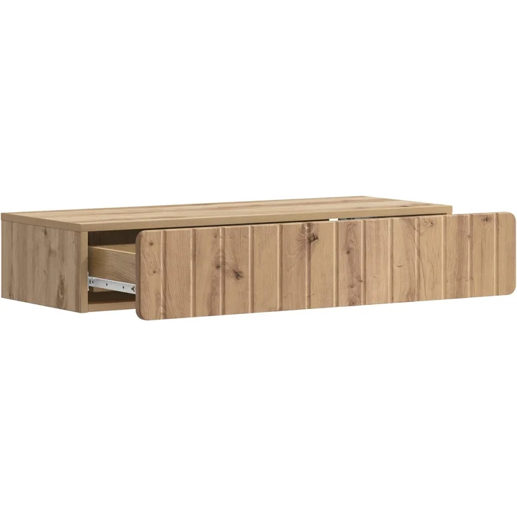 vidaXL Wandmontierter Beistelltisch Artisan-Eiche 87,5 x 34,5 x 17 cm 898334 – Bild 3