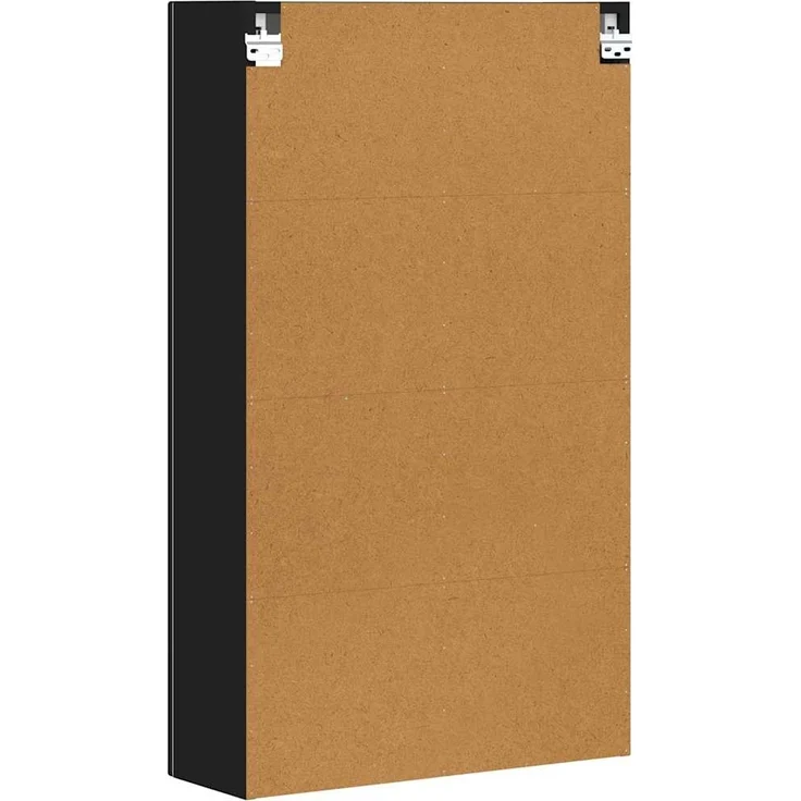 vidaXL Hängeschrank mit Regal Schwarz 59 x 20 x 100 cm Holzwerkstoff 891365 – Bild 6