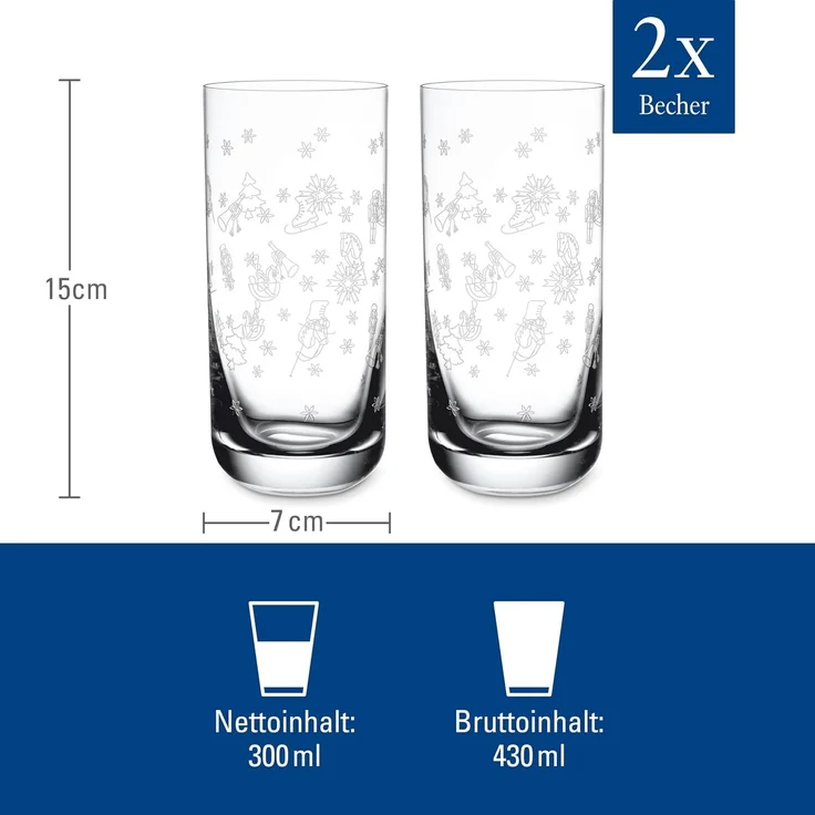 Villeroy & Boch Toy's Delight Longdrinkgläser 300 ml 2er Set – Bild 4