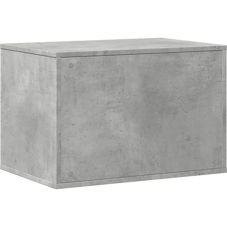 vidaXL Katzenklo Betongrau 60x40x40 cm Holzwerkstoff 857727 – Bild 7