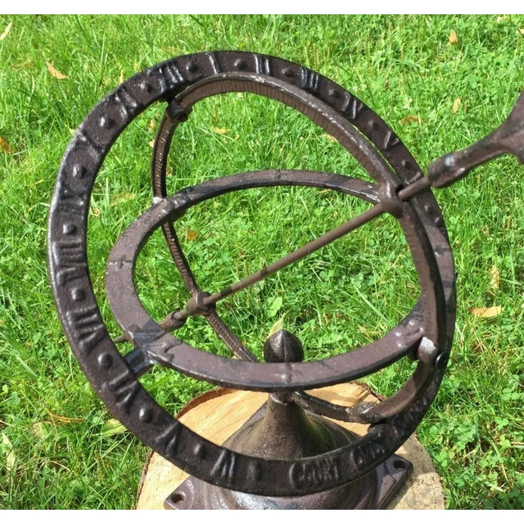 Antikas Wanduhr Kleine Sonnenuhr als hübsche Terrassen Dekoration, Schattenuhr – Bild 4
