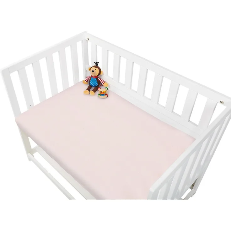 Pinolino Spannbettlaken Jersey 2-er Pack,rosa,60x120/70x140 cm