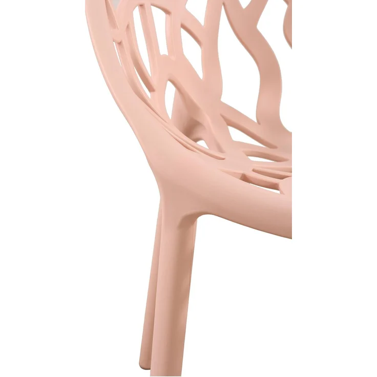 CLP 2er Set 'Hope' Gartenstuhl mit Armlehnen, stapelbar & wetterfest, recyceltem Polypropylen, Rosa – Bild 6