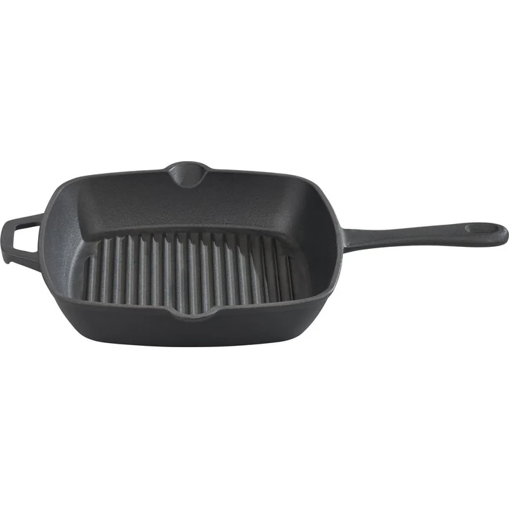 GSW Grillpfanne Black Iron BBQ, Gusseisen (1-tlg), Grillpfanne zur Anwendung auf dem Grill, Feuer oder Backofen – Bild 3