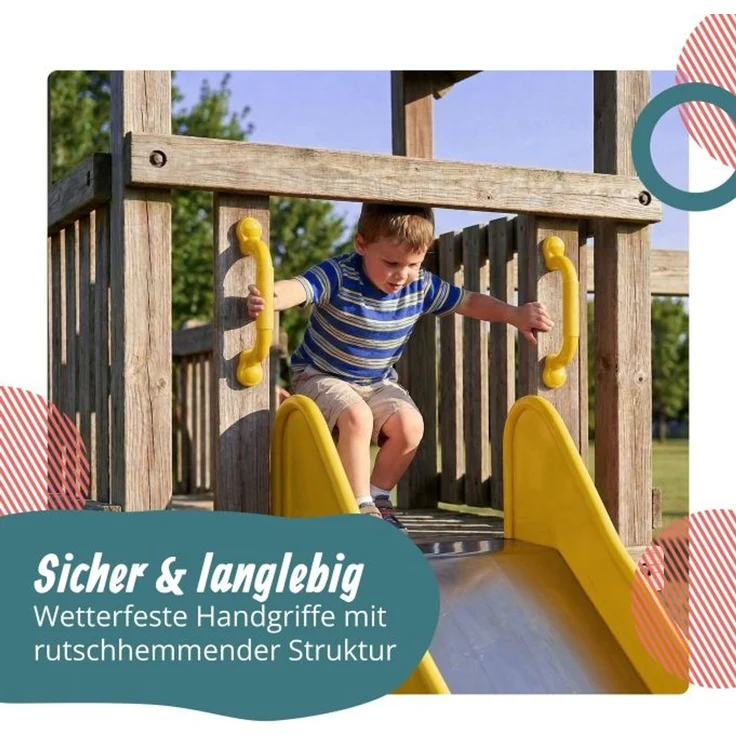 Relaxdays Klettergerüst-Griffe im Set – Bild 2