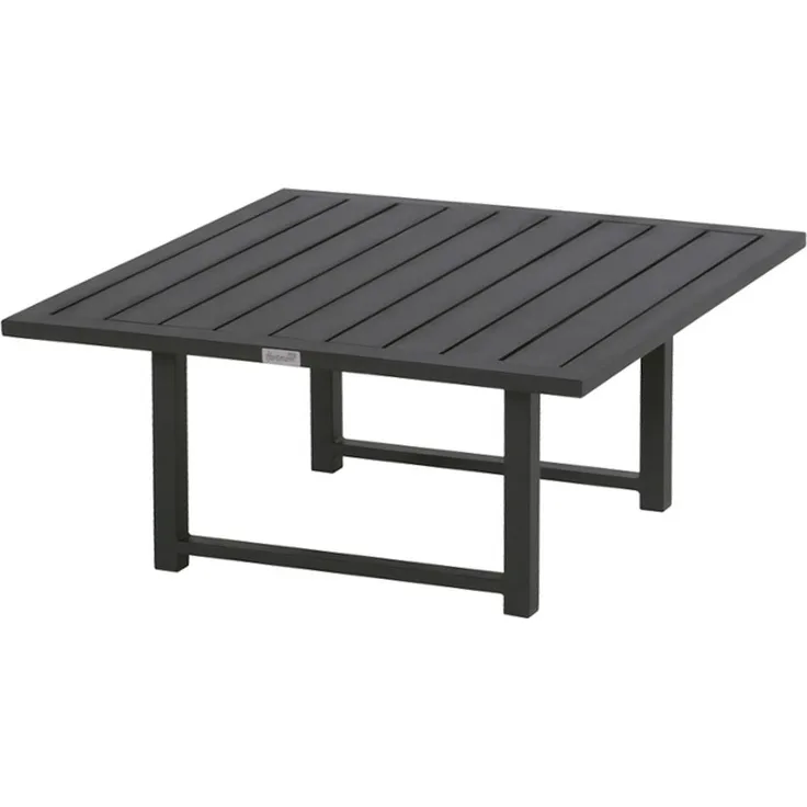 Hartman Tim Kaffeetisch Aluminium schwarz 90x90 cm