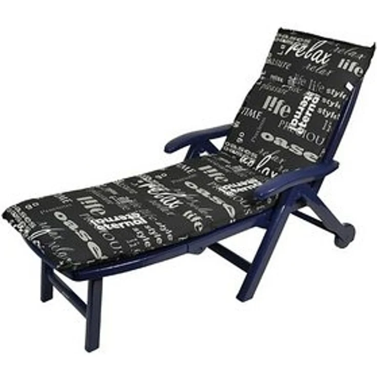 Spetebo Liegenauflage Universal Sonnenliegen Polsterauflagen 190 x 60 cm, (1 St), Polster Liegekissen für Gartenliegen – Bild 4