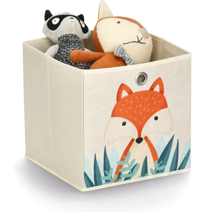Aufbewahrungsbox Fuchs, Vlies - Beige – Bild 2
