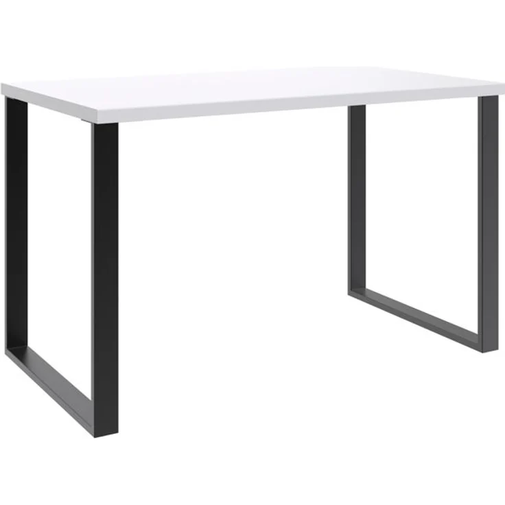 Home Desk Schreibtisch weiß Holzwerkstoff 70cm x 120cm x 75cm – Bild 1