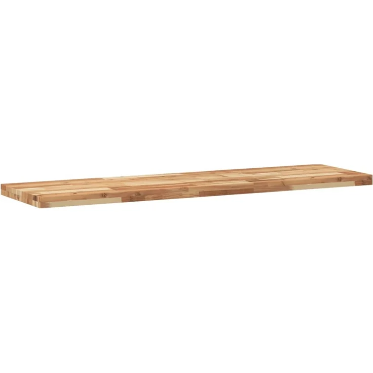 Schweberegal, Bücherregal Wand, Wandregal 120 x 40 x 4 cm Massivholz Akazie Ölbehandelt – Bild 6
