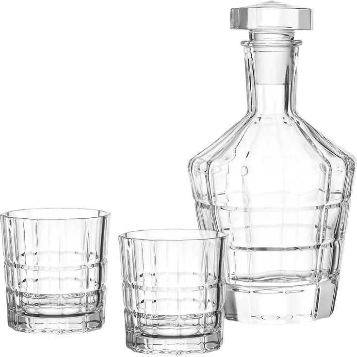 LEONARDO Whiskyset. ca. 700 ml (Karaffe). ca. 250 ml (Gläser).