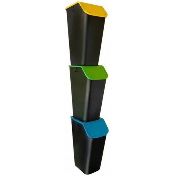 Practic Mülleimer, BINI-Set 3 praktischen Mülleimern 3 x 35 l – Bild 4