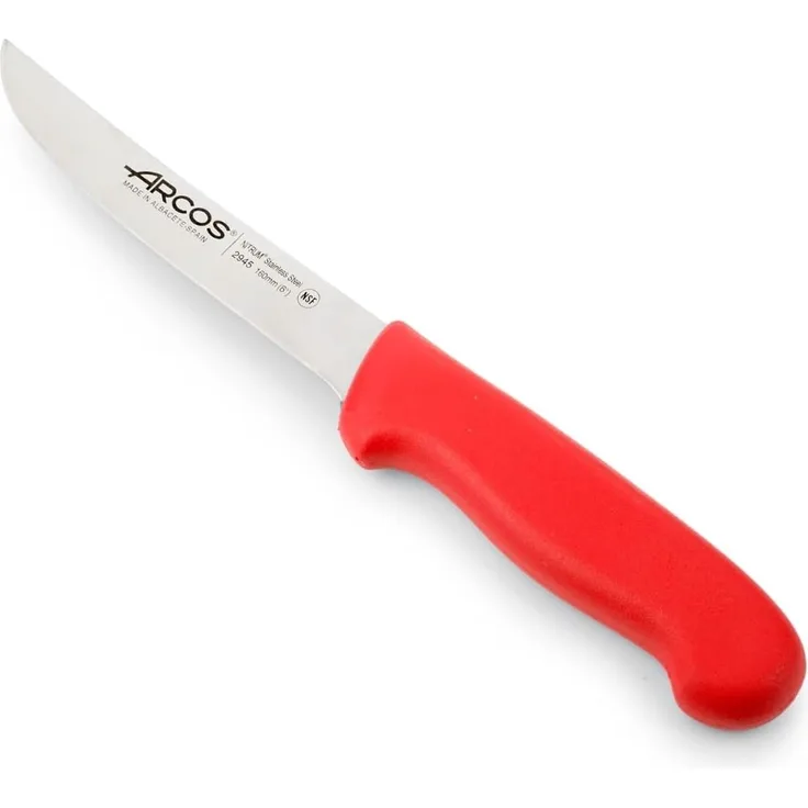 Ausbeinmesser Arcos Farbe - Prof Nitrum 294. 522 Edelstahl und Polypropylen ergonomischen Griff und rote Klinge 16 cm, Cover-Anzeige
