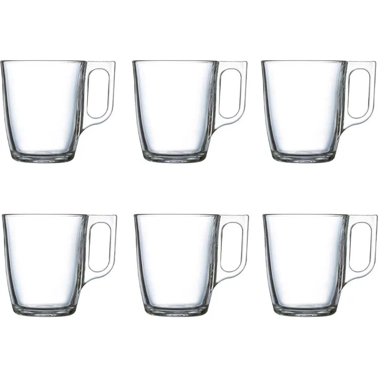 Tassensatz Luminarc Nuevo (6 pcs) Durchsichtig Glas 250 ml (6 Stücke) Default Title