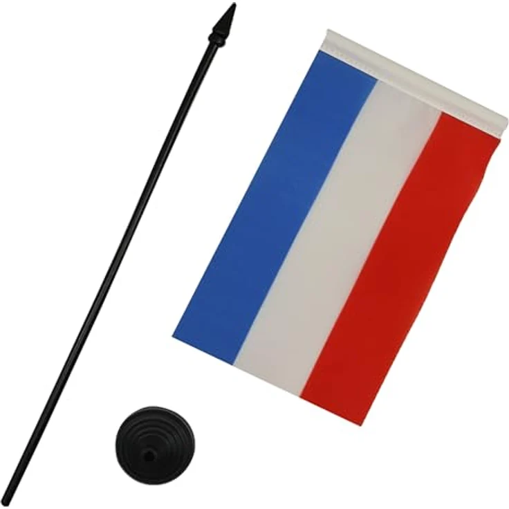 AZ FLAG - Tischflagge Luxemburg - 15x10 cm - Luxemburgische Tischfahne 10 x 15 Cm - Flaggen – Bild 3