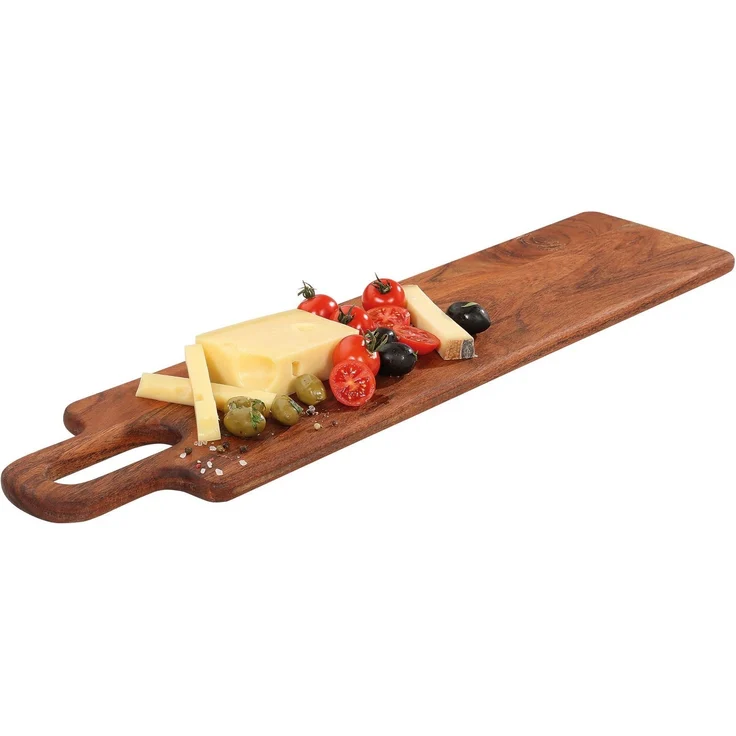 Schneidebrett Servierbrett Küchenbrett Griff 70x15cm Akazie ZASSENHAUS 059298 – Bild 2
