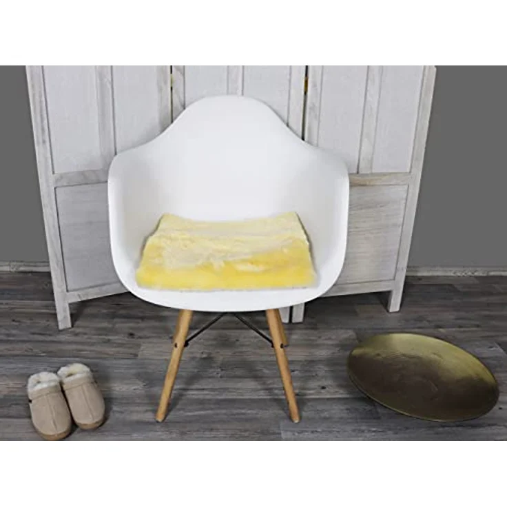Reissner Lammfelle Sitzkissen Echtes Merino Lammfell mit Schaumstoffeinlage – Bild 4