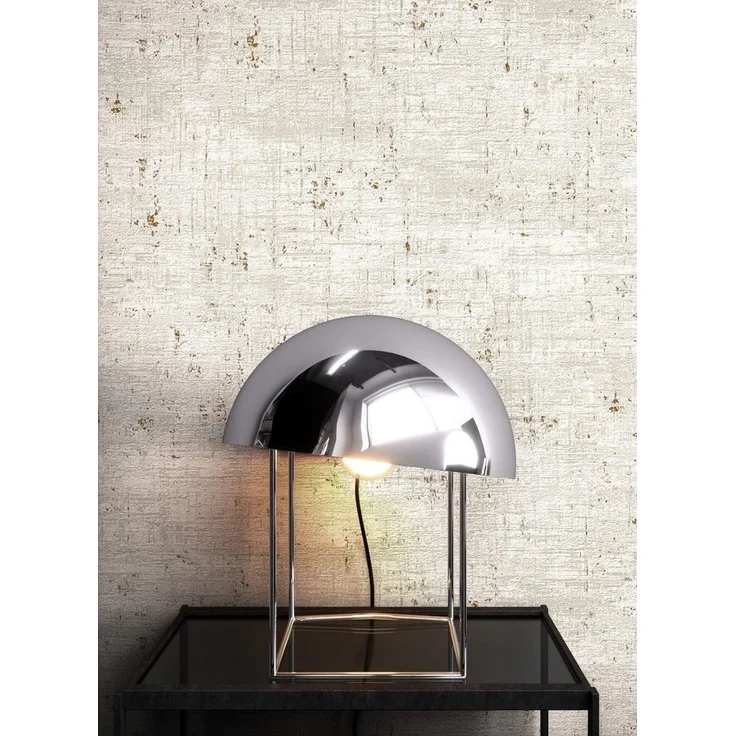 Newroom Vliestapete, Taupe Tapete Modern Used-Look - Mustertapete Loft Tapete Grau Beige Industrial Beton Metallic für Schlafzimmer Wohnzimmer Küche – Bild 2