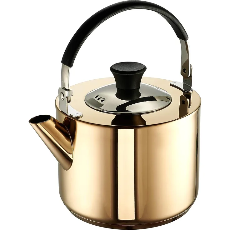 Schulte-Ufer Katja Teekessel mit Einsatz, Wasserkessel, Kessel, Edelstahl, 14 cm, 68046-14