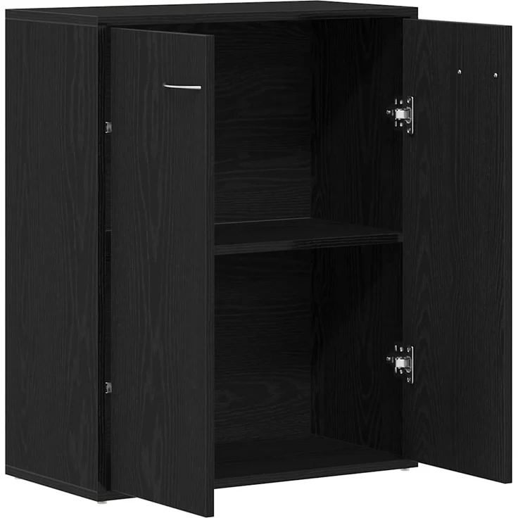 vidaXL Sideboard Schwarze Eiche 60x30x75 cm Holzwerkstoff 862449 – Bild 4