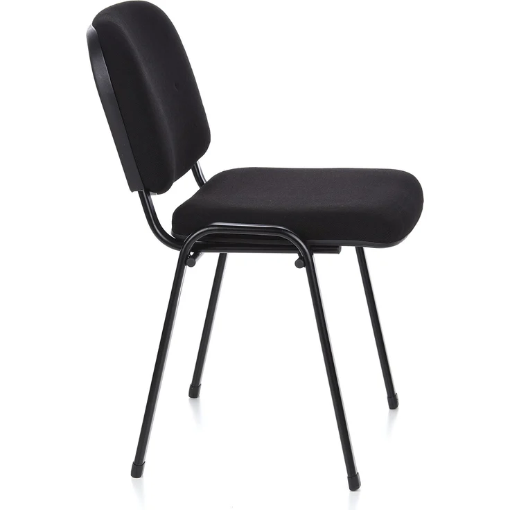 hjh OFFICE Besucherstuhl Konferenzstuhl XT 600 Stoff Schwarz – Bild 5
