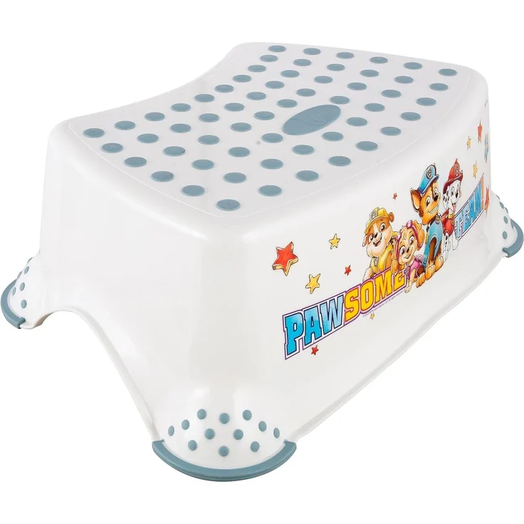 Keeeper Tritthocker mit anti-rutsch-funktion paw patrol blau weiß