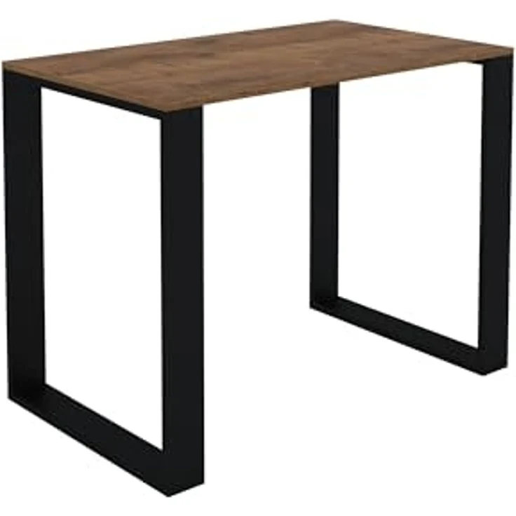 AKKE Esstisch, Esszimmertisch LOFT Schwarze Beinen Küchentisch Bürotisch 2mm-PVC – Bild 3